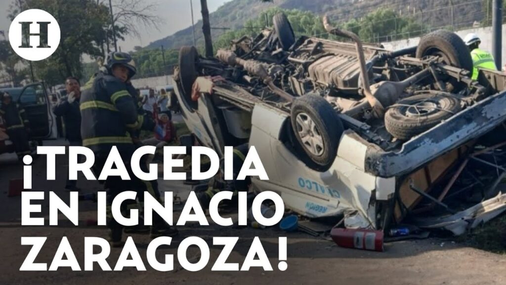 Encontronazo entre 2 vehículos en puente de Calzada La Huerta deja 8 heridos